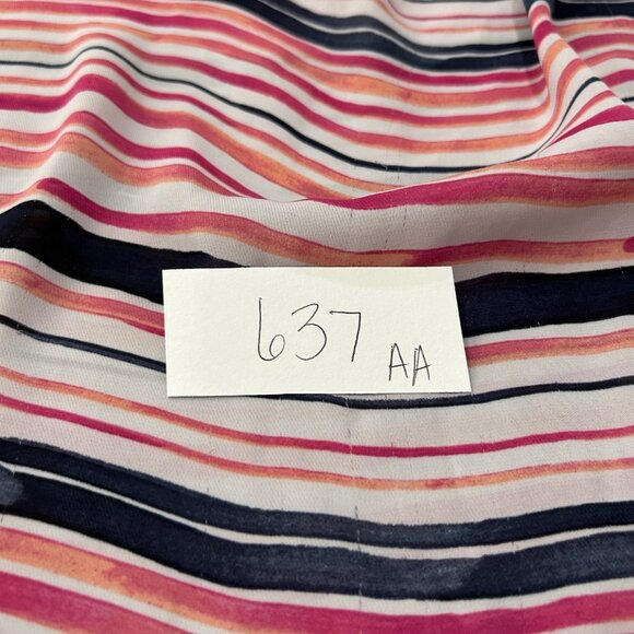 Worthington Striped Sleeveless Top Multicolor Striped Cowl Neck Size S Layering - Picture 8 of 9